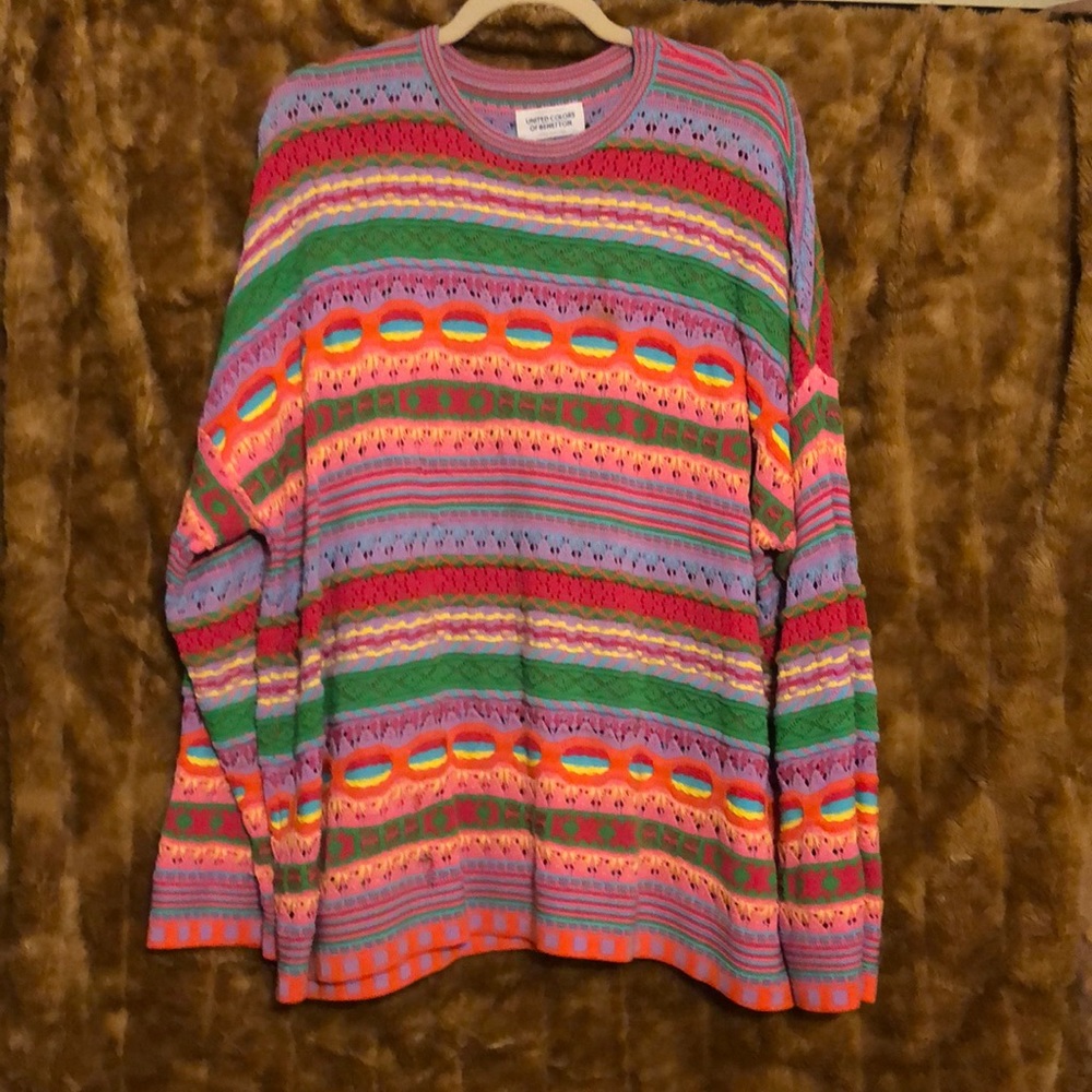 United Colors of Benetton Rainbow Sweater